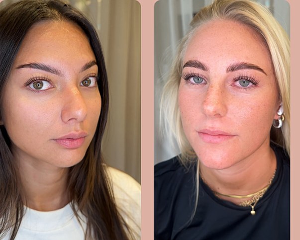 Resultat av Korean lash lift och brow lamination hos Emmai Salon