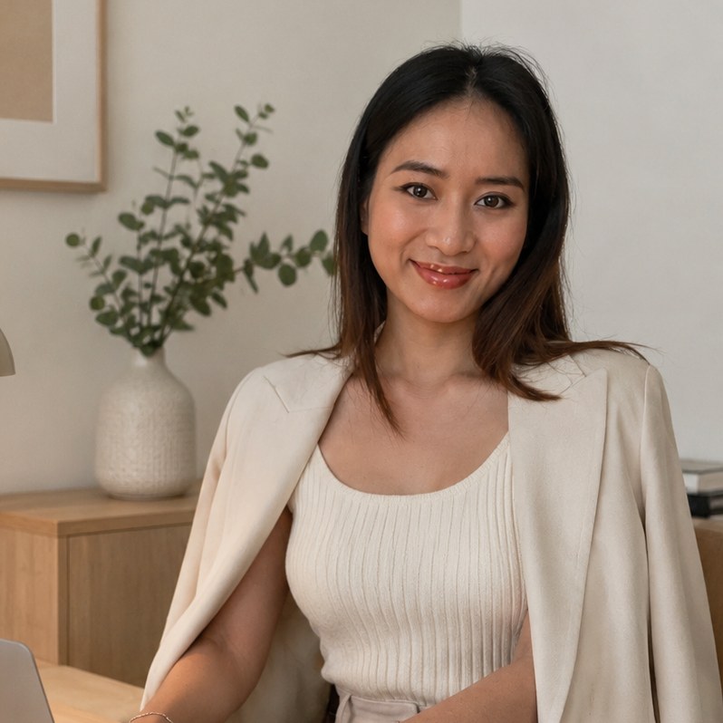 Hoang Anh, PMU-artist och grundare av Emmai Salon i Göteborg